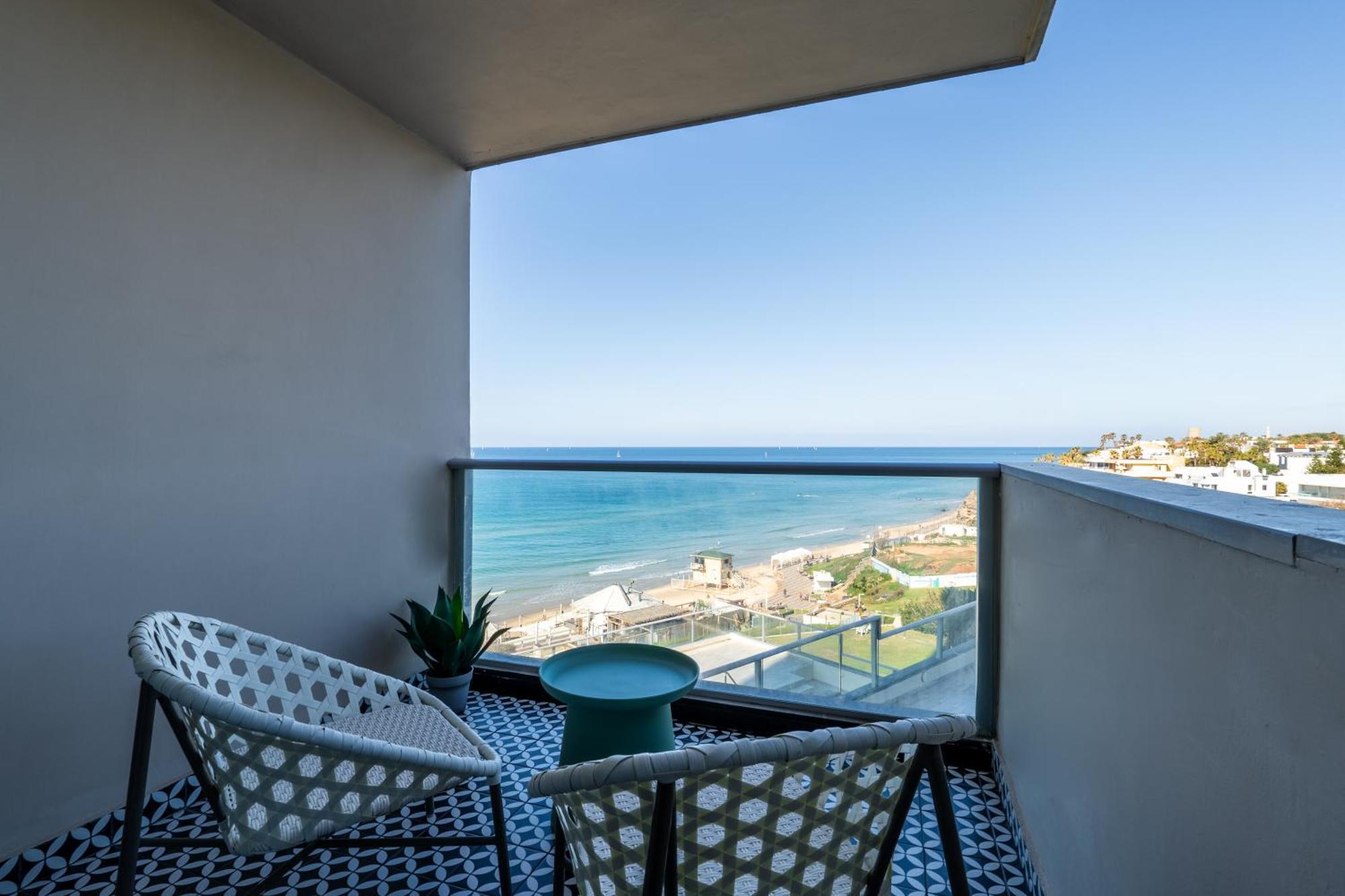 Sea View Stylish 1Br With Balcony By Beachfront Stay Herzliya Экстерьер фото